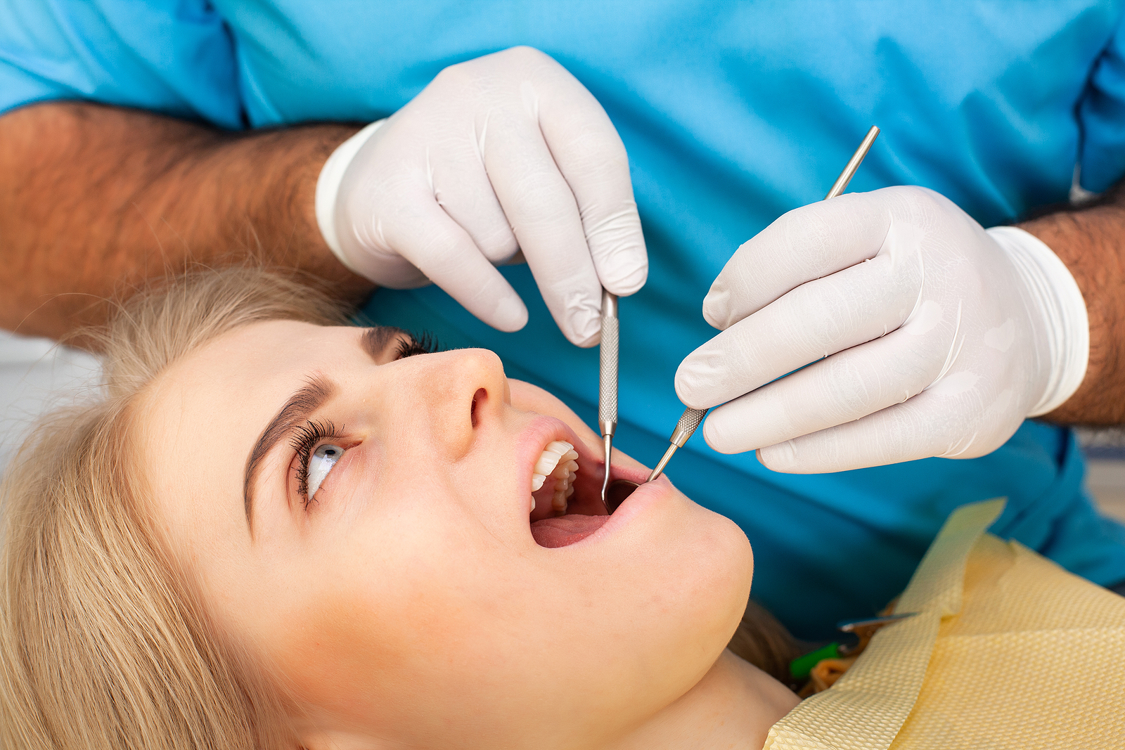Dental Tools And Remove Tooth At Clinic Isolated On Black. Wisdo